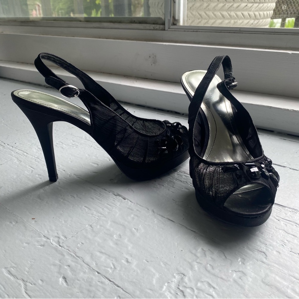 Y2k Rhinestone Pumps - Picture 2 of 2
